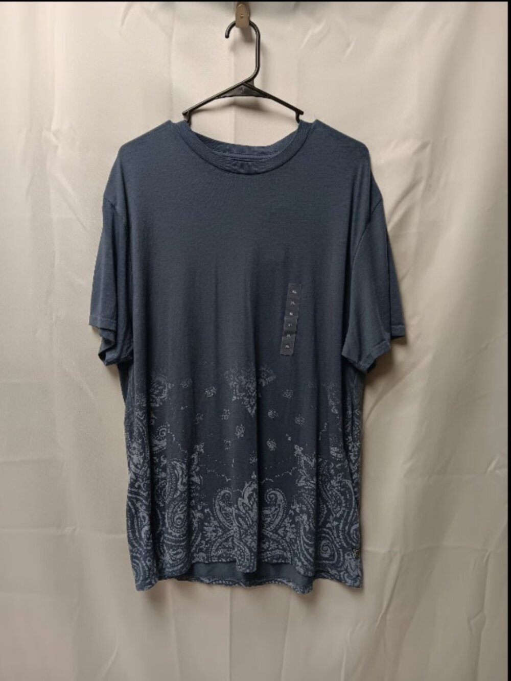 Mens Blue Shirt Guess Size XL ORG $44 NWT (rack6v)